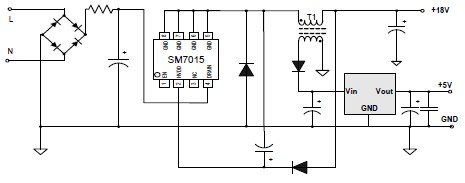 SM7015_AC-DC電源管理芯片_PWM開關芯片